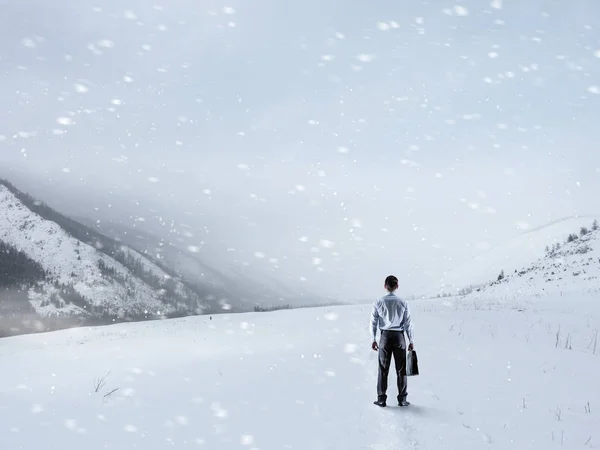 Cold weather is not the reason — Stock Photo, Image