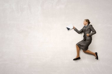 Genç iş kadını o