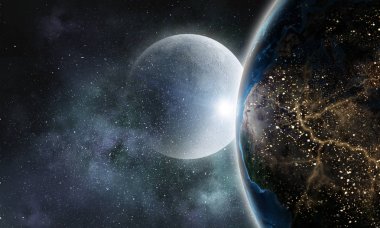 Ay ve dünya gezegen