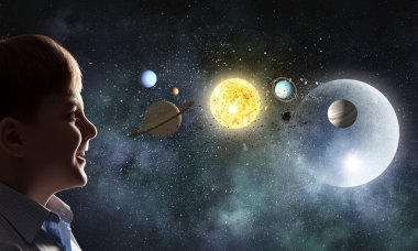 Bu büyük dünya keşfetmek. Karışık teknik