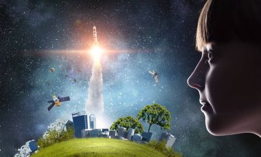 Bu büyük dünya keşfetmek. Karışık teknik