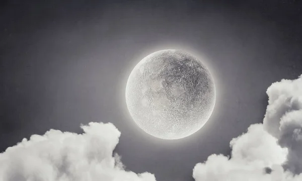 Luna in mano — Foto Stock