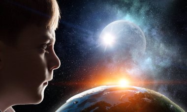 Bu büyük dünya keşfetmek. Karışık teknik