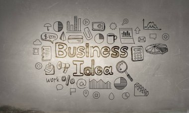 Büyüme ve ilerleme için fikirler. Karışık teknik