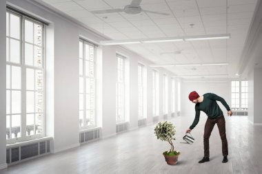 Sağ daha iyi geleceğe yatırım. Karışık teknik