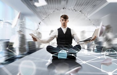 Derin bir nefes alın ve rahatlayın. Karışık teknik