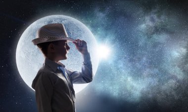 Bu büyük dünya keşfetmek. Karışık teknik