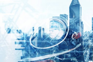 Zarif araba kapatma. Karışık teknik