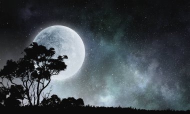 Tatlı gece rüya. Karışık teknik