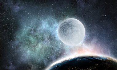 Ay ve dünya gezegen