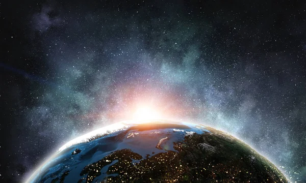 Ay ve dünya gezegen