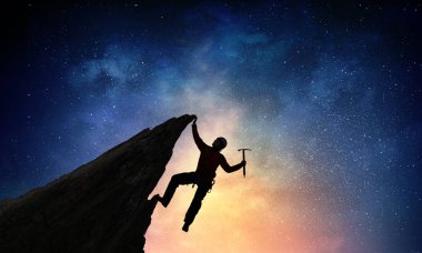 Aşırı Tırmanma onun adrenalindir. Karışık teknik