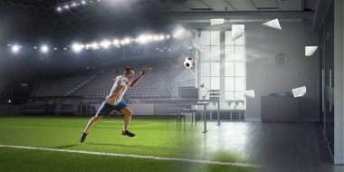 İki gerçek arasında. Karışık teknik