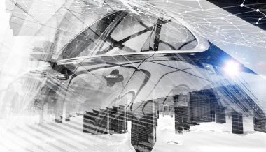 Zarif araba kapatma. Karışık teknik