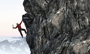 Aşırı Tırmanma onun adrenalindir. Karışık teknik