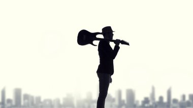 Gitar rock adam. Karışık teknik