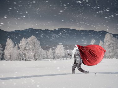 Santa acele. Karışık teknik