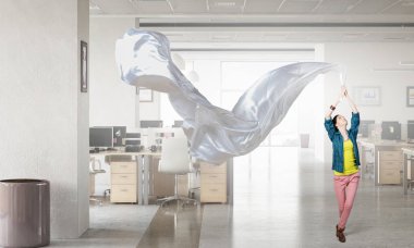 Kız iç beyaz kumaş al