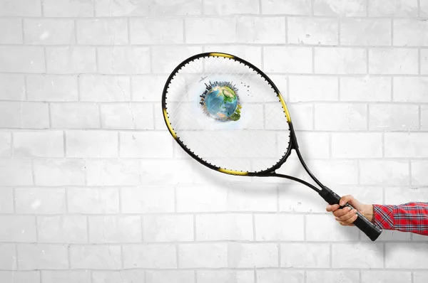 Grande gioco di tennis — Foto Stock