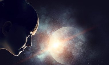 Bu büyük dünya keşfetmek. Karışık teknik