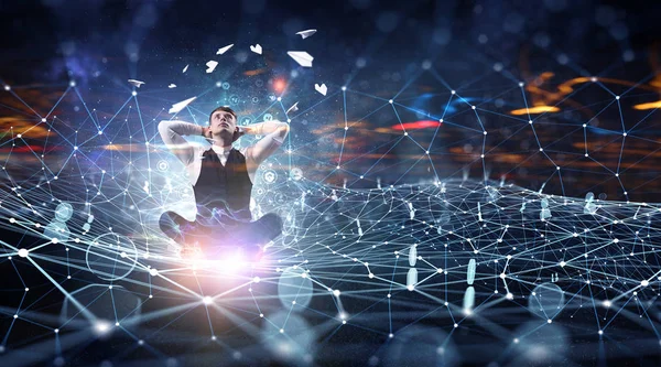 Onun Merkezi bulgudur. Karışık teknik