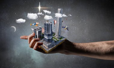 Yeni geliştirme projesi. Karışık teknik