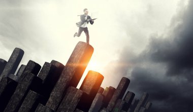 Etkin iş konum. Karışık teknik