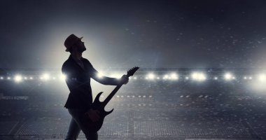 Gitar rock adam. Karışık teknik