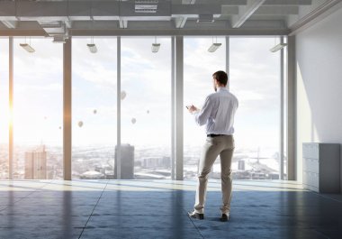 Çağrı yapmaya işadamı