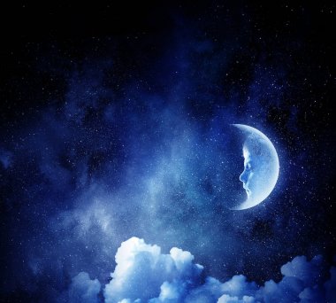 Tatlı gece rüya. Karışık teknik