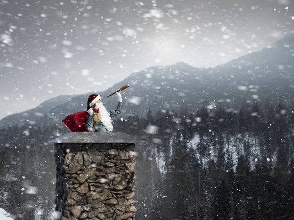 Noel Baba şapkası'iş adamıdır. Karışık teknik