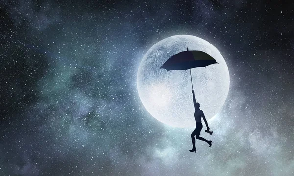 Kaçmak için bir rüya. Karışık teknik