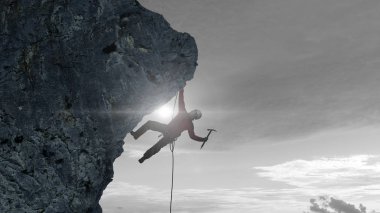 Aşırı Tırmanma onun adrenalindir. Karışık teknik