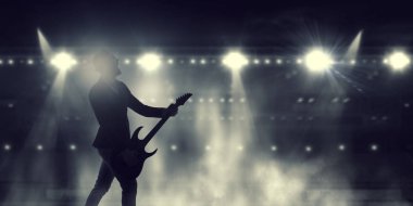 Gitar rock adam. Karışık teknik