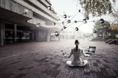 Ruhsal stength ve denge. Karışık teknik