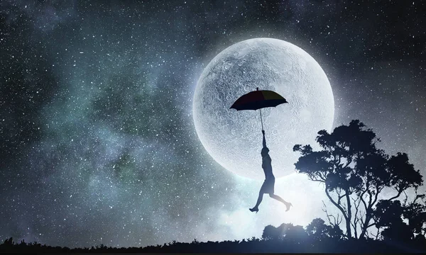 Kaçmak için bir rüya. Karışık teknik