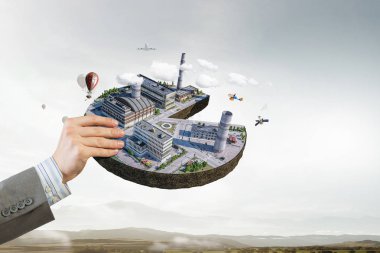 Onun yeni geliştirme projesi. Karışık teknik