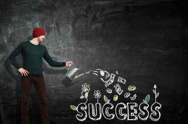 Sağ daha iyi geleceğe yatırım. Karışık teknik