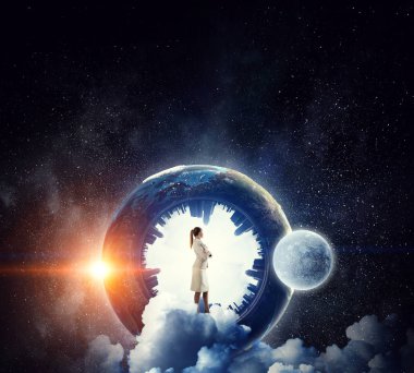 Dünya benimdir. Karışık teknik