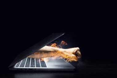 Internet güvenlik anlayışı. Karışık teknik