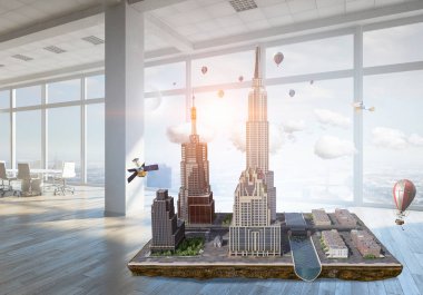 Mimari Proje dış. Karışık teknik