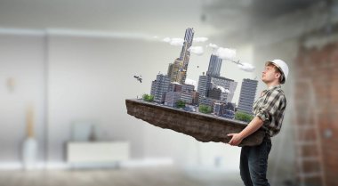 Mimar sunmak onun projesi