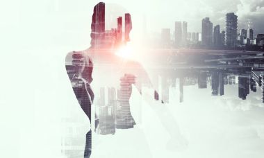 Başarı için kavga ediyordur. Karışık teknik