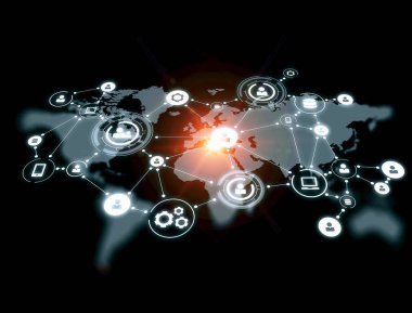 sosyal ağ arka plan