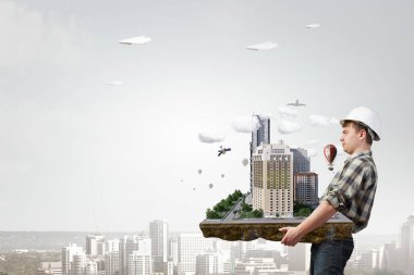 Mimar sunmak onun projesi