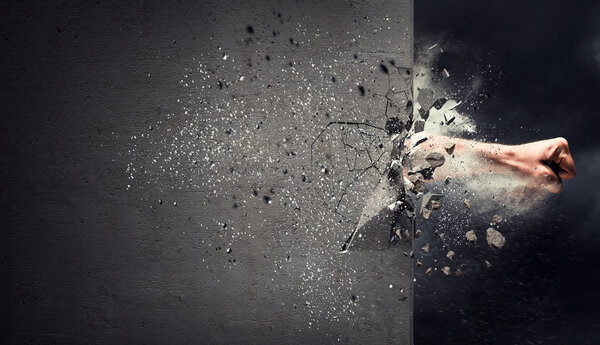 Со всей его силой. Смешанные медиа
