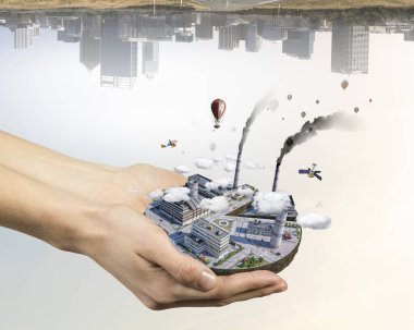 Onun yeni geliştirme projesi. Karışık teknik