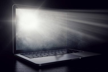 Dizüstü bilgisayar aygıt hasar. Karışık teknik