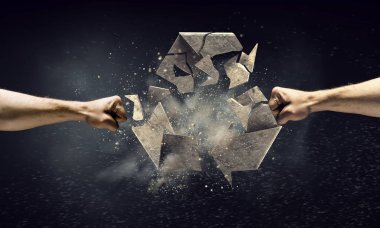 Geri dönüşüm sorunu. Karışık teknik