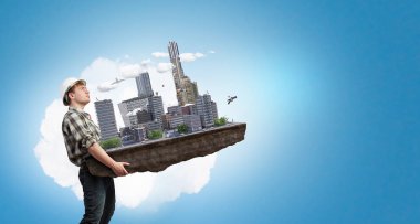 Mimar sunmak onun projesi